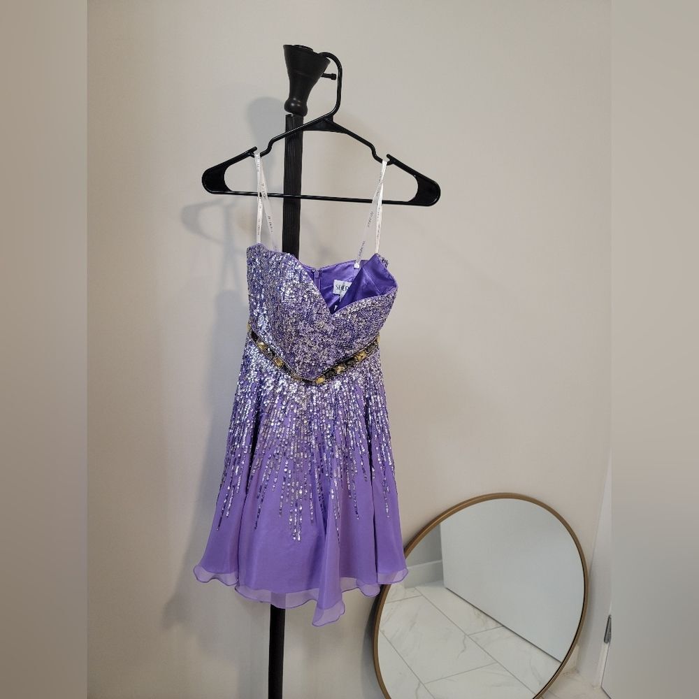 Sherri Hill Dress Silk Size 2 Homecoming Prom